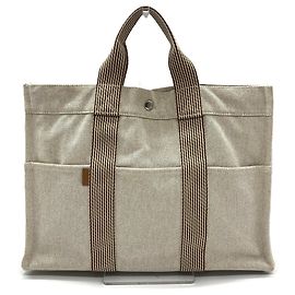Hermès Sac Fourre-Tout MM Hermes New Marron Beige