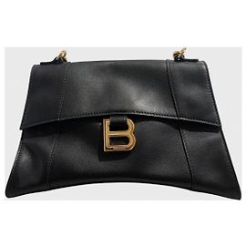 Sac Balenciaga Hourglass Soft Preto
