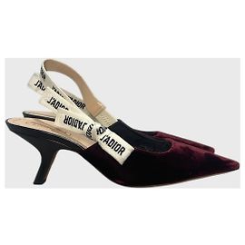 Autre Marque Escarpins Dior J'adior bordeaux T.37.5 Bordeaux