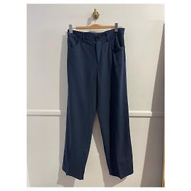 Calças Jil Sander azul marinho T.36 Azul