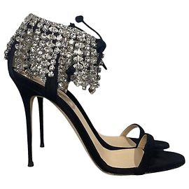 Sandali Giuseppe Zanotti neri T.37.5 Nero