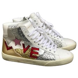 Autre Marque Baskets Saint Laurent T.35,5 Blanc