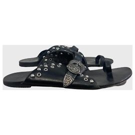 Sandálias Giuseppe Zanotti pretas T.40 Preto