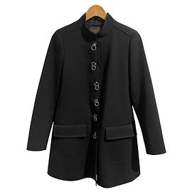Abrigo Louis Vuitton negro T.38 Negro