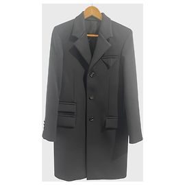 Bottega Veneta Mantel schwarz T.34 Schwarz