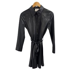 Robe Nanushka noire T.S Black