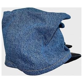 Boots Loewe en jeans T.39 Bleu