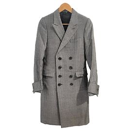 Abrigo Dior gris T.36 Negro