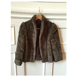 Autre Marque Veste Cynthia Vincent T.36 Brown
