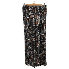 Hermès Calças Hermes pretas T.36 Preto