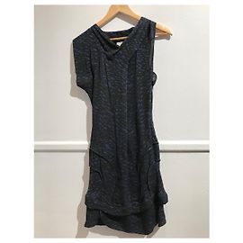 Vestido Isabel Marant T.36 Negro