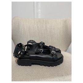 Alaïa Sandales Alaia noires T.38 Black