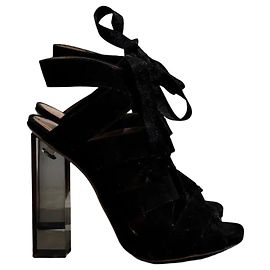 Alaïa Sandali Alaia neri T.38.5 Nero