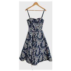 Valentino Garavani Robe Junya Watanabe en jeans T.M Bleu