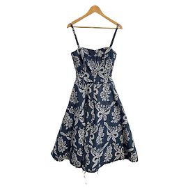 Valentino Garavani Vestido Junya Watanabe de jeans T.M Azul