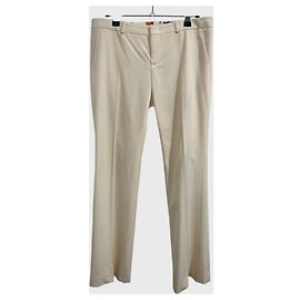 Calças Gucci écru T.36 Bege
