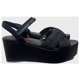 Prada Sandalen schwarz T.36 Schwarz