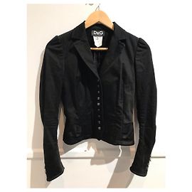 Giacca Dolce & Gabbana nera T.34 Nero