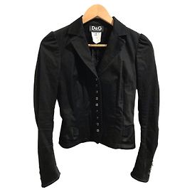 Dolce & Gabbana Jacke schwarz T.34 Schwarz