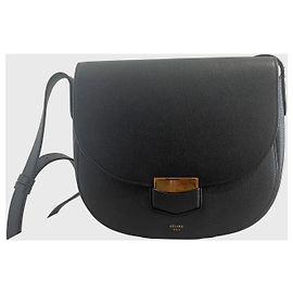 Céline Bolsa Celine Trotteur preta Preto