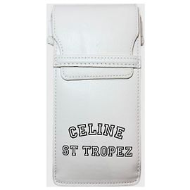 Céline Borsa a pochette Celine bianca Bianco