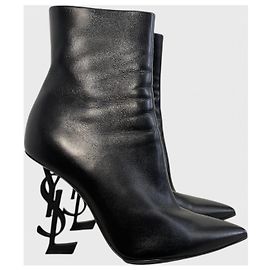 Autre Marque Stivaletti Saint Laurent Opyum T.37,5 Nero