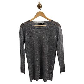 Top Isabel Marant argenté T.M Métallisé