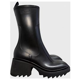 Botas Chloé Betty negras T.39 Negro