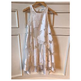 Vestido Parosh blanco T.S Blanco