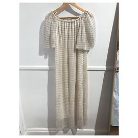 Vestido Calvin Klein beige T.36 Beige