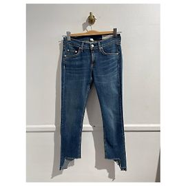Jeans Rag & bone Capri blu T.26 Blu