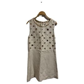 Vestido Chloé bege T.38 Bege