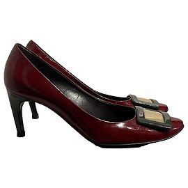Escarpins Roger Vivier T.39,5 Bordeaux