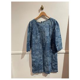 Stella Mc Cartney Robe Stella McCartney en jeans T.38 Bleu