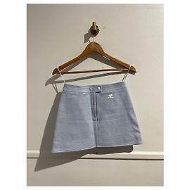 Courreges Courrèges Rock blau T.36 Blau
