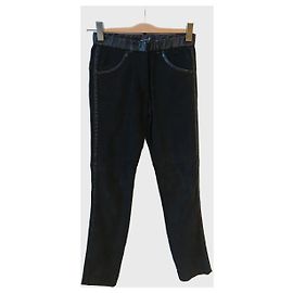 Pantaloni Isabel Marant camoscio T.0 Nero
