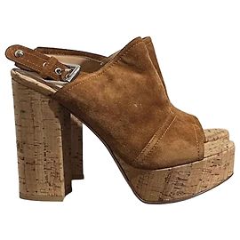 Sandali Gianvito Rossi camel T.37,5 Cammello