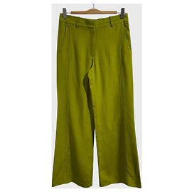 Pantalon Victoria Beckham vert T.36 Green