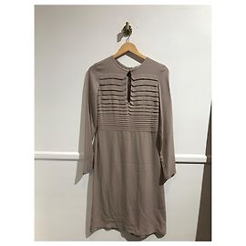 Robe Diane Von Furstenberg beige T.M Beige