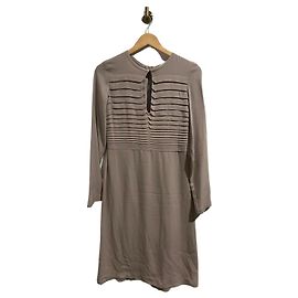 Robe Diane Von Furstenberg beige T.M Beige