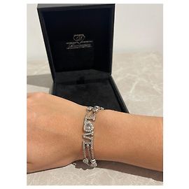 Bracciale Chopard Love Happy Diamonds in oro bianco e diamanti Argento