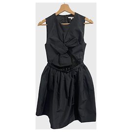 Carven Kleid schwarz T.36 Schwarz
