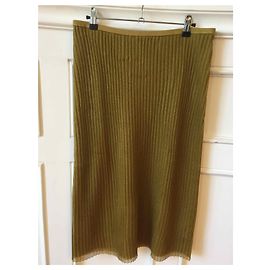 Jupe plissée J.Crew lurex dorée Taille M Doré