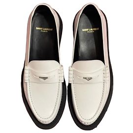 Autre Marque Mocasines Saint Laurent blancos T.41 NUEVOS Blanco