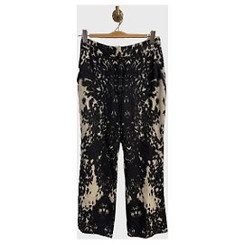 Pantalon Alexander McQueen noir T.38 Black