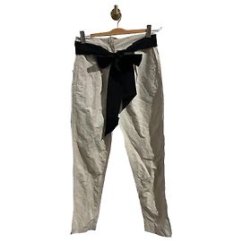 Pantalon Lanvin blanc T.38 Blanc