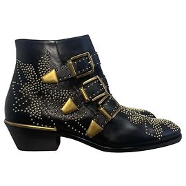 Boots Chloé Susanna noires T.35 Noir