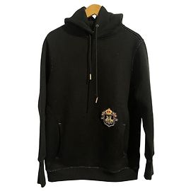 Sweat à capuche DMN noir en coton Taille S Noir