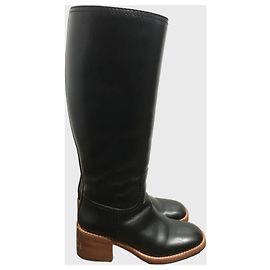 Gucci Stiefel schwarz T.38,5 Schwarz