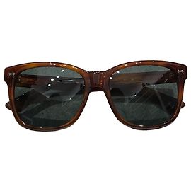 Lunettes Gucci ecailles Camel